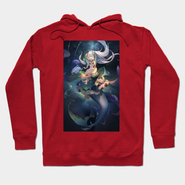 Dark Mermaid Hoodie by EvoComicsInc